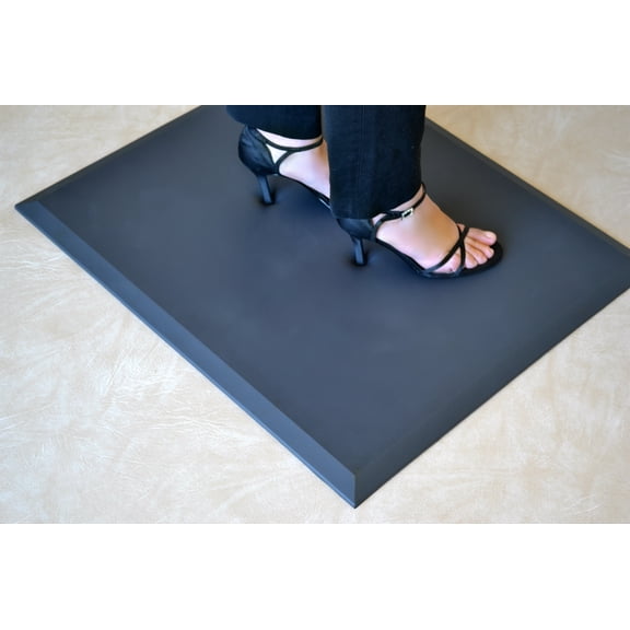 CORTECH, SMOOTH POLYURETHANE ANTI-FATIGUE MAT, CHARCOAL
