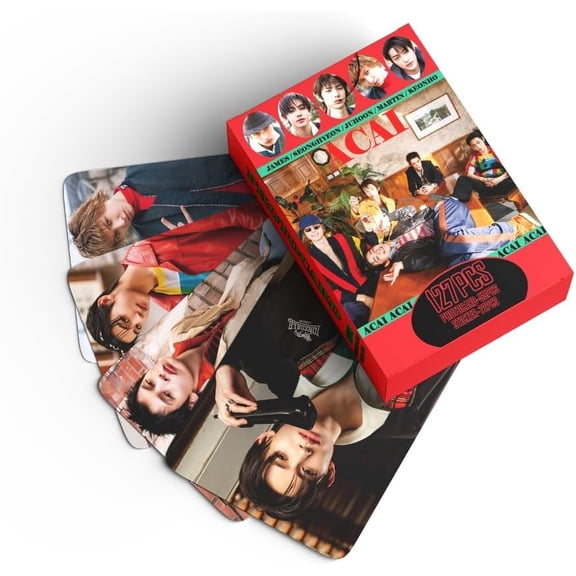 CORTIS ACAI Era Photocard & Sticker Set - 127PCS (55PCS Lomo Cards + 72PCS Stickers) Merchandise for CORTIS Fans