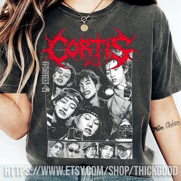 CORTIS Bootleg 90s Vintage T-shirt | K-pop Heavy Metal Concert Tee