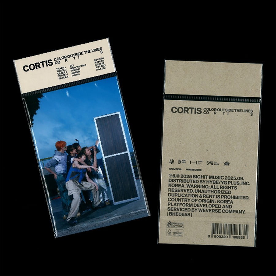 CORTIS - [COLOR OUTSIDE THE LINES] 1st EP Album WEVERSE ALBUMS A