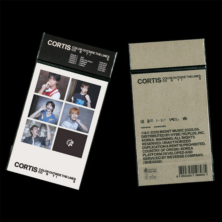 CORTIS - [COLOR OUTSIDE THE LINES] 1st EP Album WEVERSE ALBUMS B