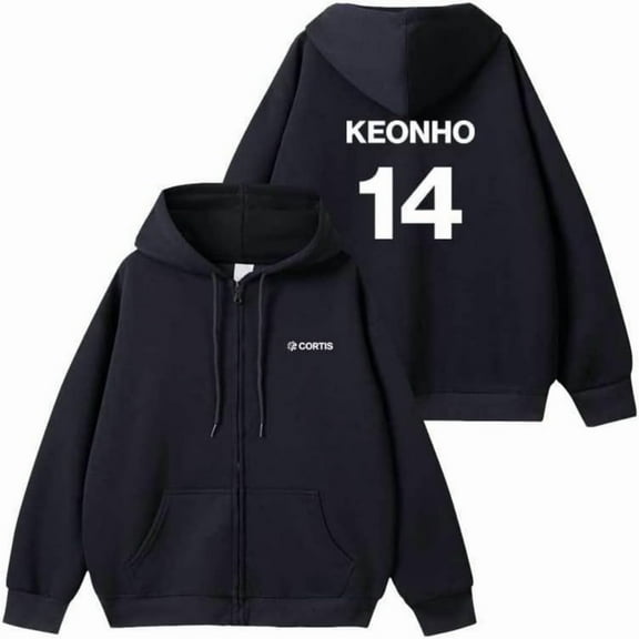 CORTIS Color Outside The Lines Album Hoodies, zip up hoodie 56% cotton 44% polyester