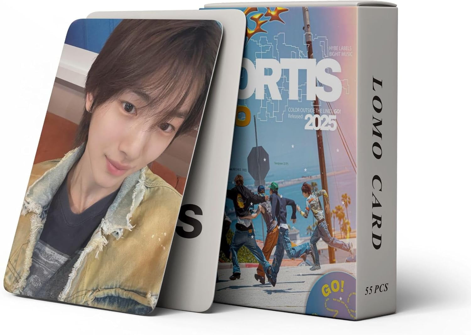 CORTIS, 55PCS Laser Lomo Photocards, MARTIN & Group Versions, 2025