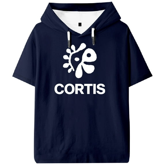 CORTIS Logo Hooded T-shirt Short Sleeve Tee Women Men Outdoor Streetwear Tops