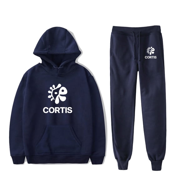 CORTIS Logo Hoodie Jogger Pants Two Piece Set Sweatshirts Sweatpants Women Men Outfit Sets