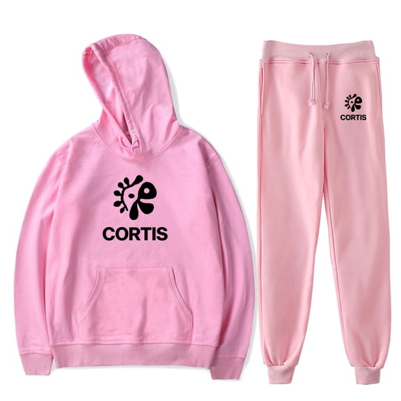 CORTIS Logo Hoodie Jogger Pants Two Piece Set Sweatshirts Sweatpants Women Men Outfit Sets