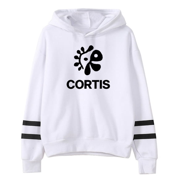 CORTIS Logo Hoodie Pocketless Parallel Bars Sleeve Streetwear Women Men Hooded Sweatshirts