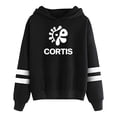 thumbnail image 1 of CORTIS Logo Hoodie Pocketless Parallel Bars Sleeve Streetwear Women Men Hooded Sweatshirts, 1 of 4