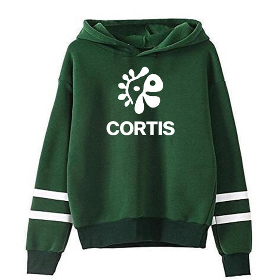 CORTIS Logo Hoodie Pocketless Parallel Bars Sleeve Streetwear Women Men Hooded Sweatshirts