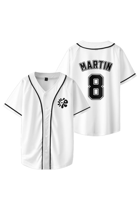 CORTIS Merch Baseball Jersey V-Neck Short Sleeve Button-up Shirts Women Men Streetwear Tops