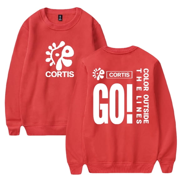 CORTIS Outside The Lines Album Crewneck Long Sleeve Streetwear Women Men Pullover Sweatshirts