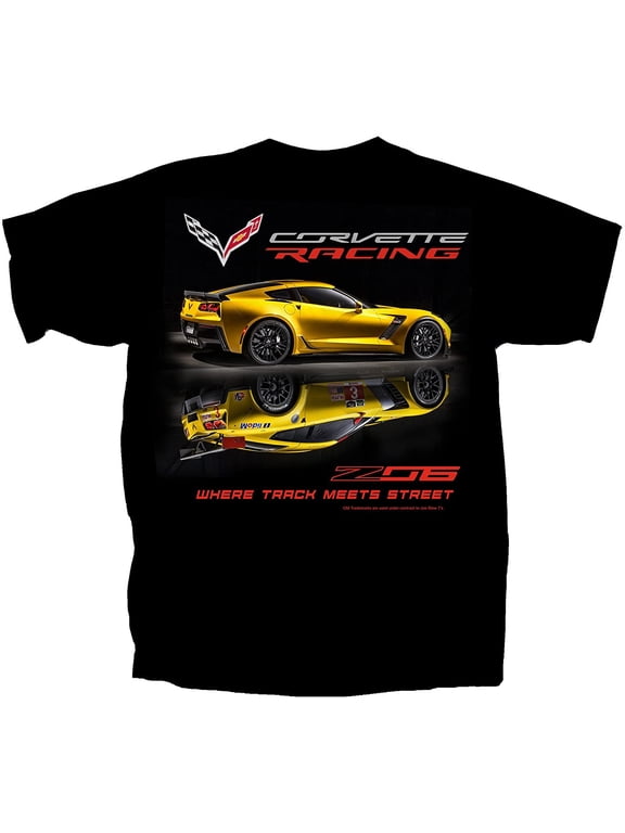 Medium Cotton Chevy T-shirt Black Adult Men's Women's Short Sleeve T-shirt