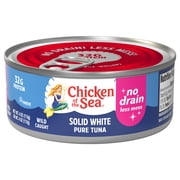 Chicken of the Sea Solid White Pure Albacore Tuna, No Drain 4 oz