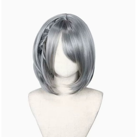 COS wig simulated scalp top with braided anime wig - suitable for role-playing and daily wear
