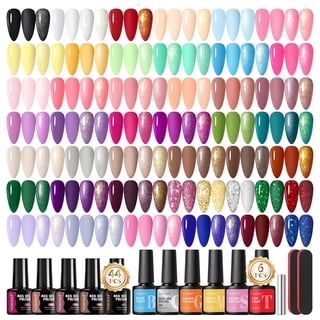 Coscelia Gel Nail Polish Set -44 Colors Gel Polish with 6Pcs Base Top Coat for All Seasons UV LED Lamp Manicure Gifts for Women