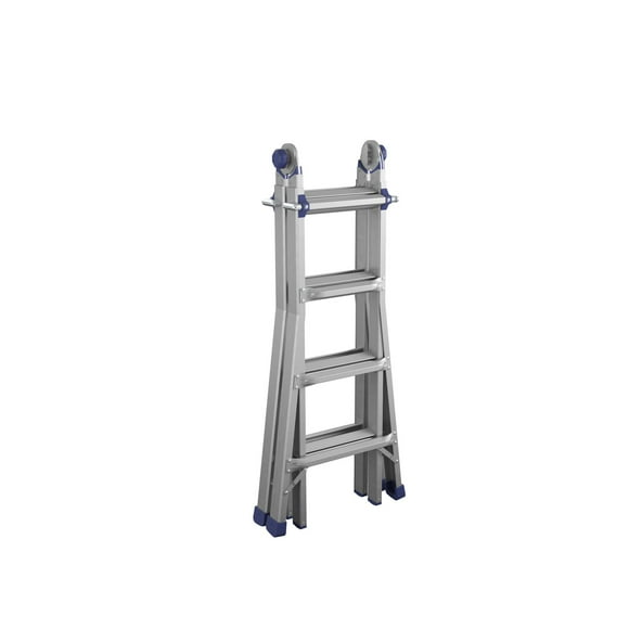 COSCO 18ft Reach Height Aluminum Multi-Position Ladder ,300 lb. Load Capacity Type IA Duty Rating