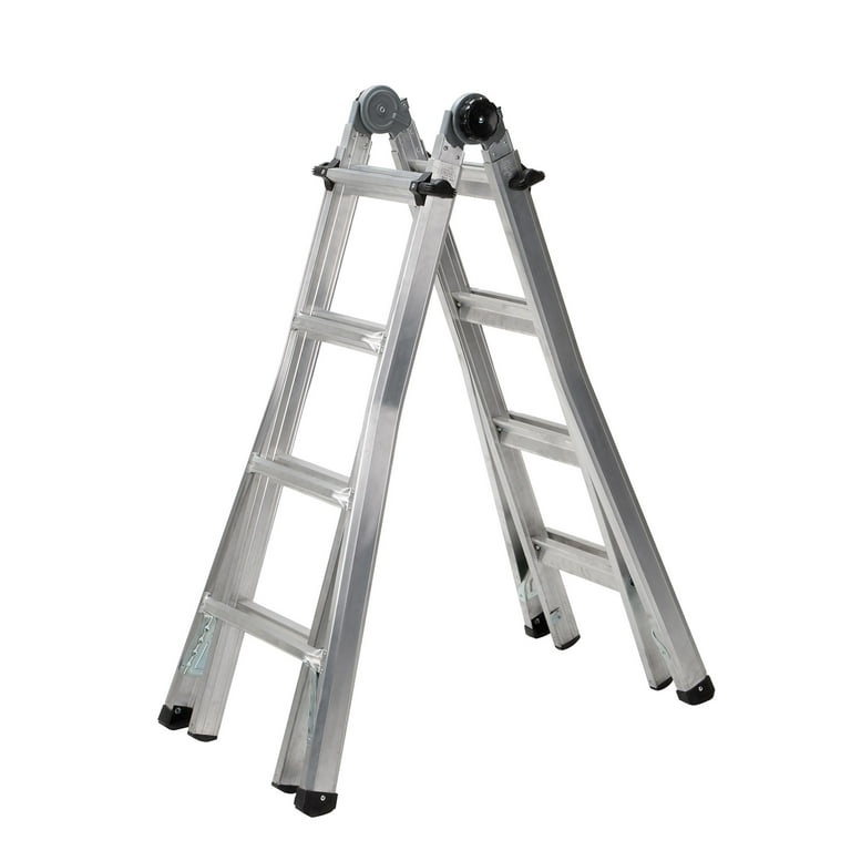 18 ft. Reach MPXA Aluminum Multi-Position Ladder with 300 lbs. Load Capacity Type IA Duty Rating 18 ft. Reach MPXA Aluminum Multi-Position Ladder with 300 lbs. Load Capacity Type IA Duty Rating