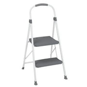COSCO 2-Step Connection Folding Step Stool with Large Resin Steps, Max Reach 8ft 1in
