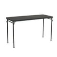 thumbnail image 1 of COSCO 20" x 48" Vinyl Top Serving Folding Table, Black, 1 of 6