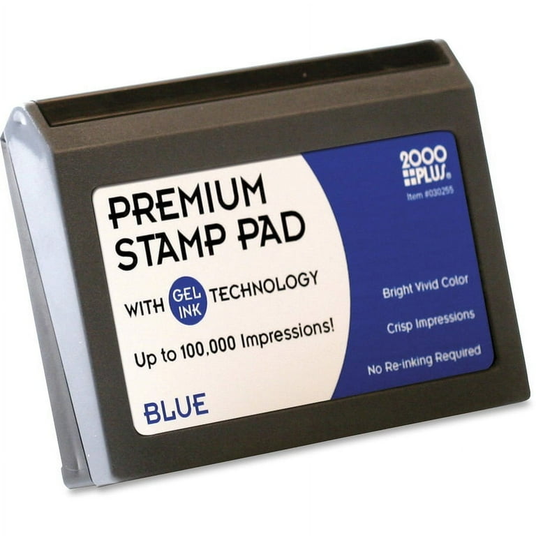 COSCO 2000 Plus Gel Ink Premium Stamp Pad - 1 Each - 3 COSCO 2000 Plus Gel Ink Premium Stamp Pad - 1 Each - 3