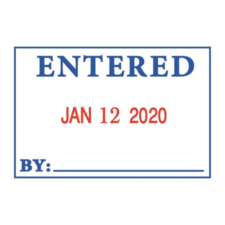 COSCO 2000PLUS 4 in 1 e-Message Dater, 0.94 x 1.75, COMPLETED/EMAILED/ENTERED/SCANNED
