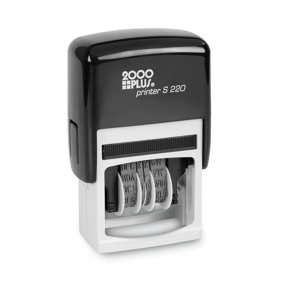 COSCO 2000PLUS Economy Dater, Self-Inking, Black