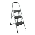 thumbnail image 1 of COSCO 3-Step Big Step, Steel Step Stool (Platinum/Black), 1 of 9