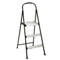 thumbnail image 1 of COSCO 3-Step Folding Step Stool with Rubber Hand Grip, 8 Ft. 10 in. Max Reach (Black), 1 of 6