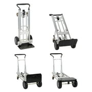 COSCO 4-in-1 Folding Series: Hand Truck/ Assisted Hand Truck/ Cart/ Platform Cart with Flat-Free Wheels