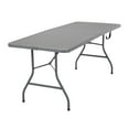thumbnail image 1 of COSCO 6 ft. Fold-in-Half Banquet Table w/Handle, Gray, 1 of 6
