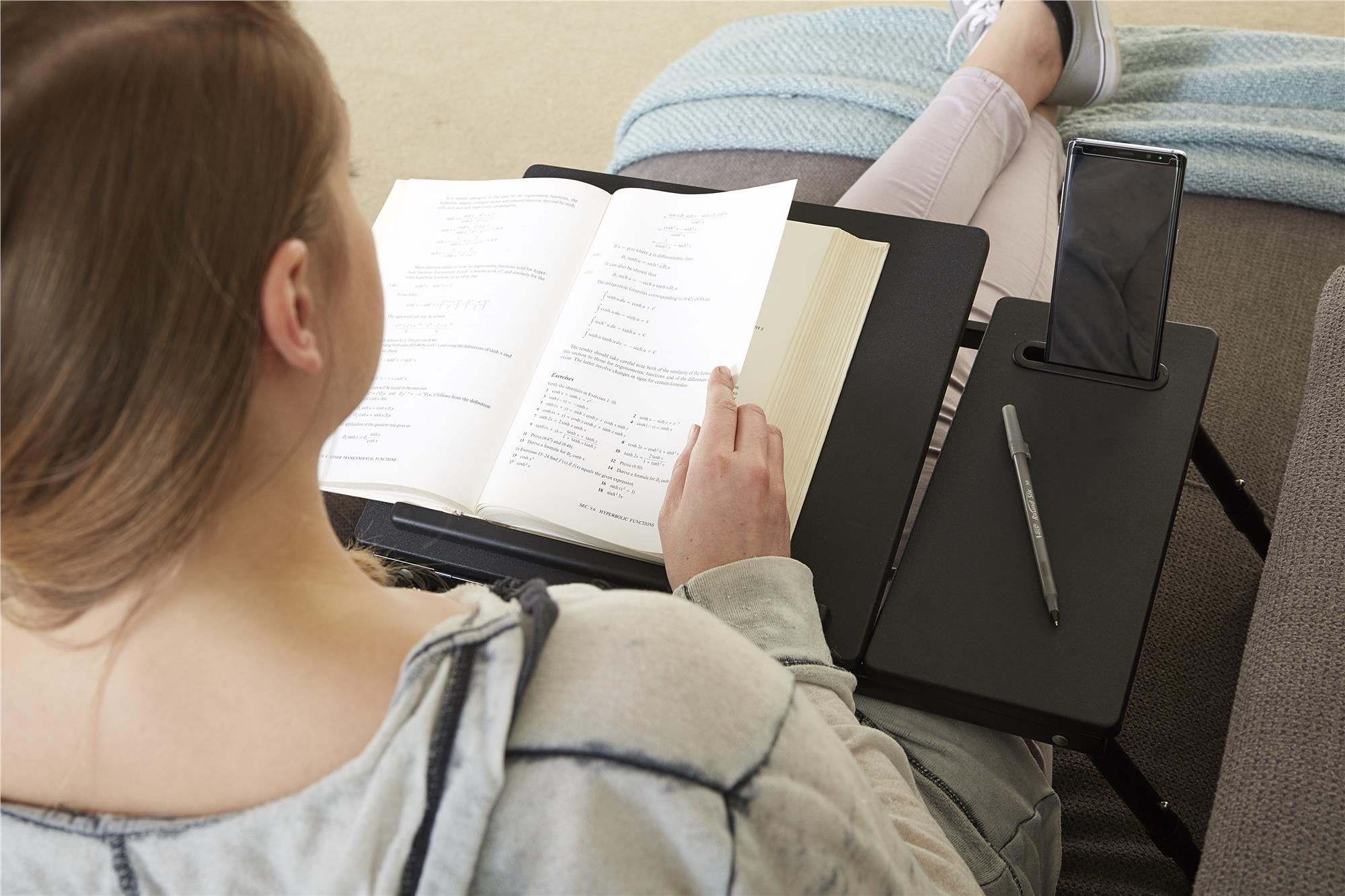 COSCO Adjustable Laptop Tray, Black