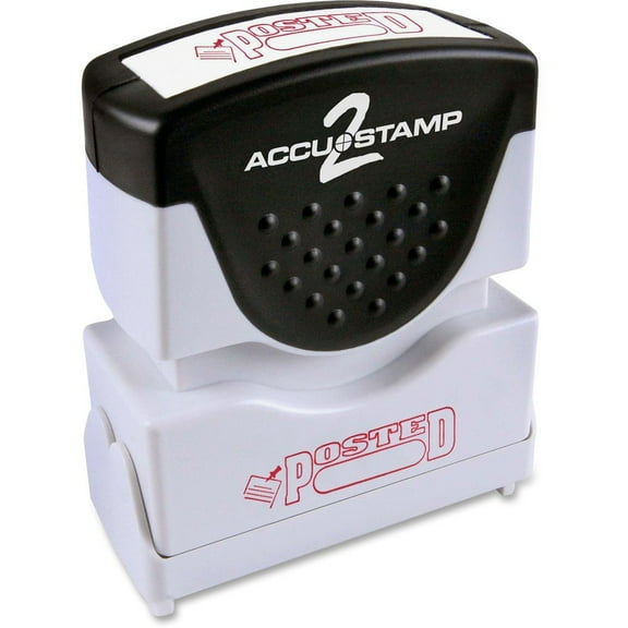COSCO 1-Color Red Shutter Stamp with Microban