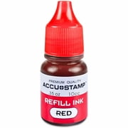 COSCO, COS090683, Accu Stamp Shutter Pre-Ink Refills, 1 Each, Red