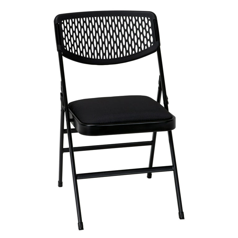 Cosco Black Padded Fabric Folding Chair