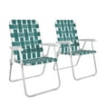 thumbnail image 1 of COSCO Folding Lawn Chairs, 2-Pack, Teal, 1 of 9