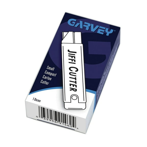 COSCO Jiffi-Cutter Compact Utility Knife w/Retractable Blade, 12/Box