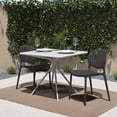 thumbnail image 1 of COSCO Outdoor/Indoor Stacking Resin Chair with Shell Back, Black, 2-pack, 1 of 13
