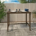COSCO Outdoor Living, Patio Bar Table, Steel, Dark Brown