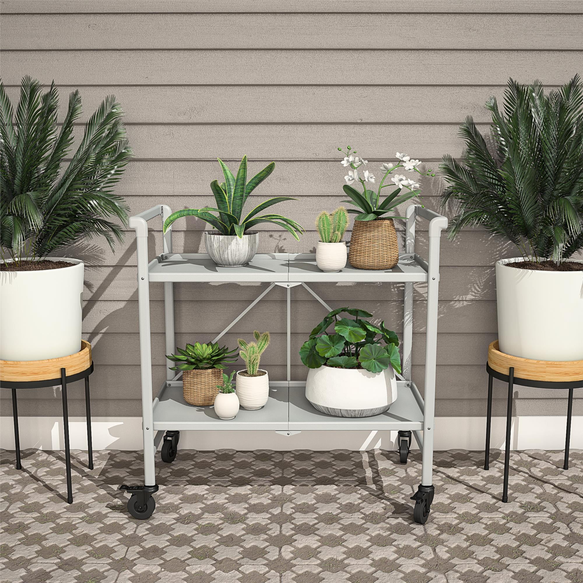 COSCO Outdoor Living(tm) Outdoor and Indoor Folding Serving Cart with