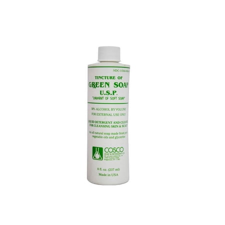 8oz Bottle Pure Cosco Tincture Green Soap Medical Supply Tattoo Made in USA
