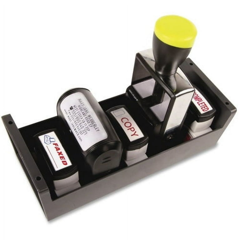 COSCO Standard Stamp/Dater Storage Tray - 6 x Stamp - 3 COSCO Standard Stamp/Dater Storage Tray - 6 x Stamp - 3