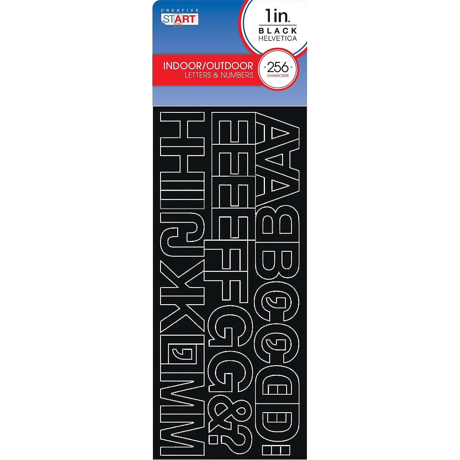 COSCO Vinyl Peel & Stick Letters and Numbers Stickers, 1