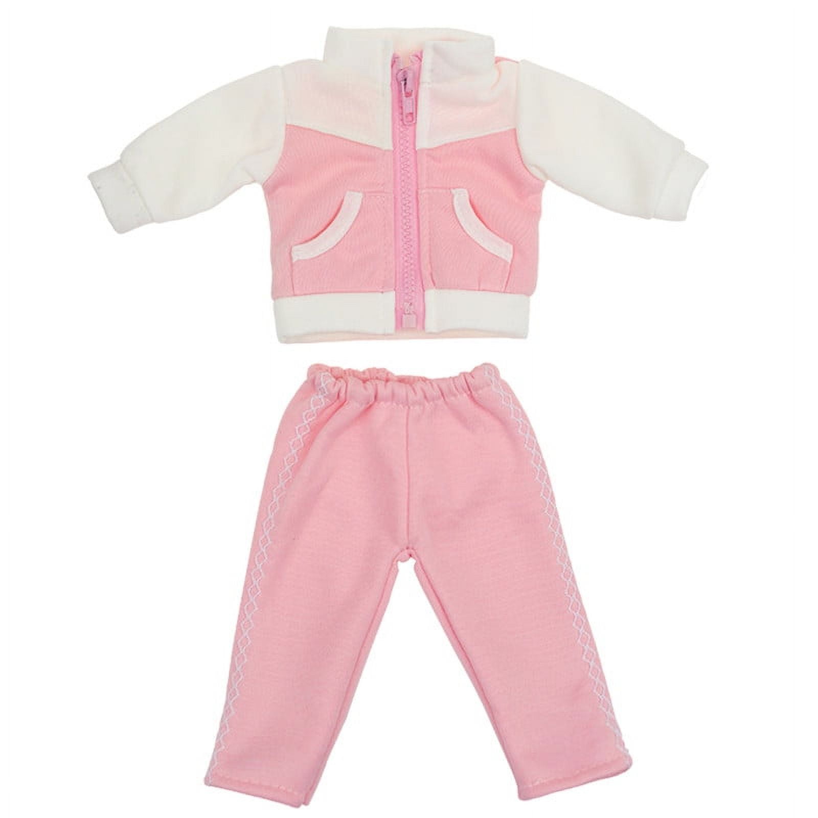 COSDOLL 14 inch Doll Clothes Pink Sportsware 2 Piece Doll Casual Set