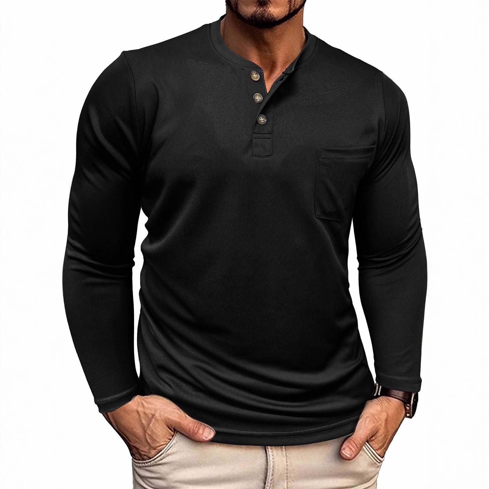 Men's Classic Black Cotton T-Shirt for Casual Comfort