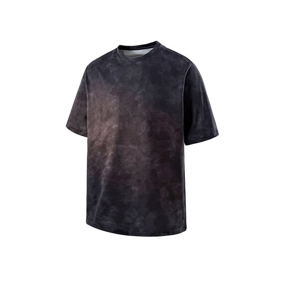 COSFO Casual Mens T Shirts Crew Neck Short Sleeve Tops Pullover Loose Tie Dye Mens Graphic Tees