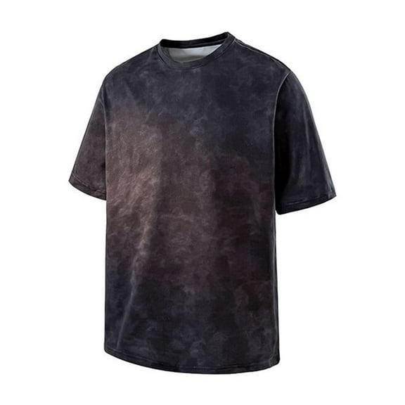 COSFO Casual Mens T Shirts Crew Neck Short Sleeve Tops Pullover Loose Tie Dye Mens Graphic Tees