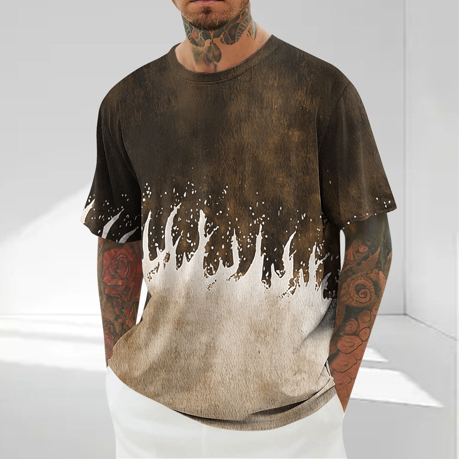 Men's Soft Cotton T-Shirts - Short Sleeve Crewneck Tees For Casual Everyday Wear