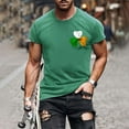 thumbnail image 1 of COSFO Crew Neck T Shirts for Men Workout Short Sleeve Cotton St Patricks Day Tops Breathable Pullover Relaxed Fit Mens Graphic Tees, 1 of 4