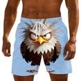 thumbnail image 1 of COSFO Funny Animal Print Mens Swim Shorts Beach Casual Summer Board Shorts Elastic Waist Drawstring Swimming Relaxed Fit with Pockets Bathing Suits, 1 of 5