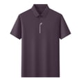 thumbnail image 1 of COSFO Golf Mens Polo Shirts Short Sleeve Solid Work Shirt Collared Casual Slim Fit Pullover Business Tops, 1 of 4